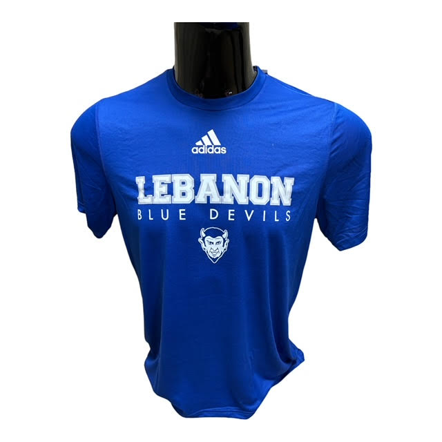 Lebanon Blue Devils Adidas Tee